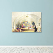 Heraldische Design uit de "kunst en industrie" pub Canvas Afdruk (Insitu (Houten vloer))