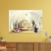 Heraldische Design uit de "kunst en industrie" pub Canvas Afdruk (Insitu (Woonkamer))