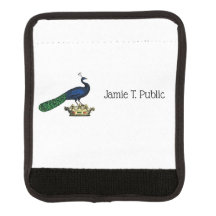 Heraldische gestileerde pacock op kroon C