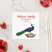 Heraldische  gestileerde pacock op kroon C Servet (Insitu)