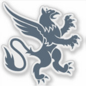 Heraldische Griffioen  Sticker (Voorkant)