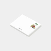 Heraldische Kameel Palmboom Kleur Wapen Post-it® Notes (Schuin)