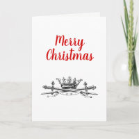Heraldische Kroon Gekruiste Zwaarden Sabel Kerstmi