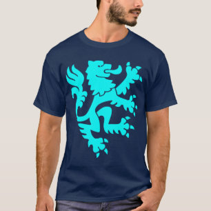 Heraldische Leeuw 01 - Cyaan T-shirt