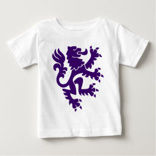 Heraldische Leeuw 01 - Diep Paars