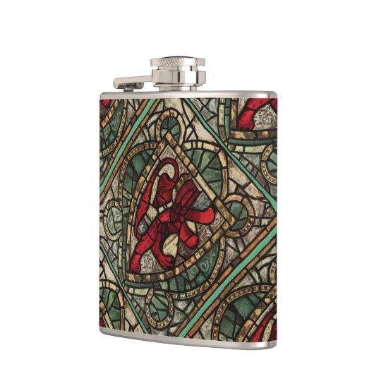 "Heraldische leeuw" Heupfles (Links)