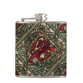 "Heraldische leeuw" Heupfles (Voorkant)