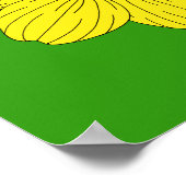 Heraldische narcis poster (Hoek)