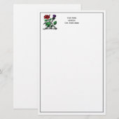 Heraldische Roos en dikke laag wapenstilstand Briefpapier