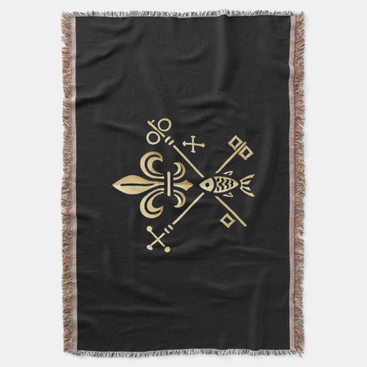 Heraldische Symbole Decke Deken (Voorkant Verticaal)