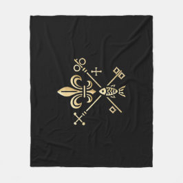 Heraldische Symbole Decke Fleece Deken