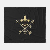 Heraldische Symbole Decke Fleece Deken (Voorkant (Horizontaal))