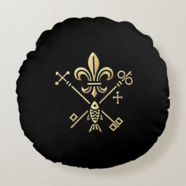 Heraldische Symbole  Rond Kussen