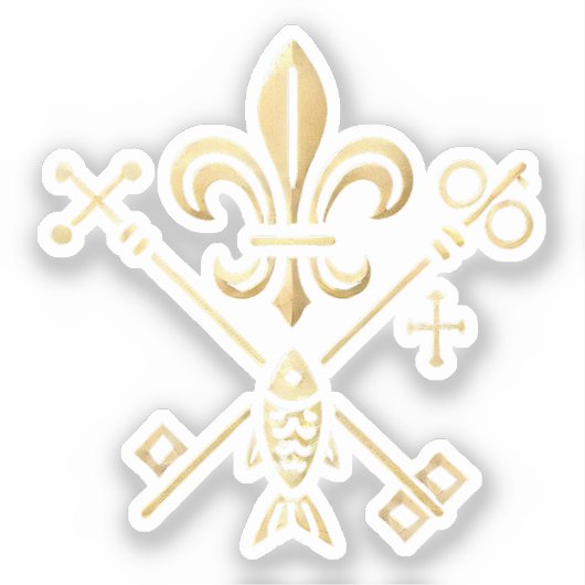 Heraldische Symbole Sticker (Voorkant)