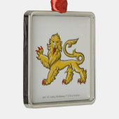Heraldische symbool van de leeuwenstaarder metalen ornament (Rechts)