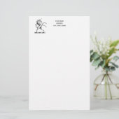 Heraldische Unicorn-kweekmunt van het wapenembleem Briefpapier (Staand voorkant)