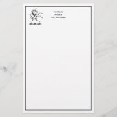 Heraldische Unicorn-kweekmunt van het wapenembleem Briefpapier (Voorkant)