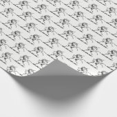 Heraldische Unicorn-kweekmunt van het wapenembleem Cadeaupapier (Hoek)