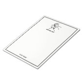 Heraldische Unicorn-kweekmunt van het wapenembleem Notitieblok (Schuin)