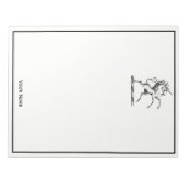 Heraldische Unicorn-kweekmunt van het wapenembleem Notitieblok (Voorkant)