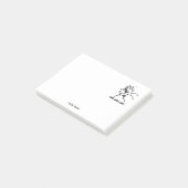 Heraldische Unicorn-kweekmunt van het wapenembleem Post-it® Notes (Schuin)