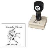 Heraldische Unicorn-kweekmunt van het wapenembleem Rubberstempel (Gestempeld)