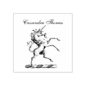 Heraldische Unicorn-kweekmunt van het wapenembleem Rubberstempel (Afrduk)