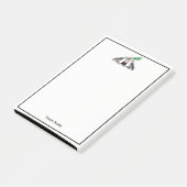 heraldische valken met handbediende kam post-it® notes (Schuin)