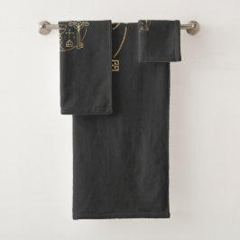 Heraldisches Symbol Papst Bad Handdoek