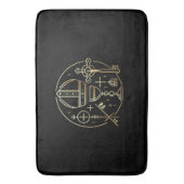 Heraldisches Symbol Papst Badmat (Voorkant Verticaal)