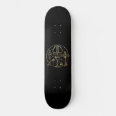 Heraldisches Symbol Papst Persoonlijk Skateboard (Voorkant)
