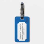 Heraldry Bagagelabel (Achterkant verticaal)