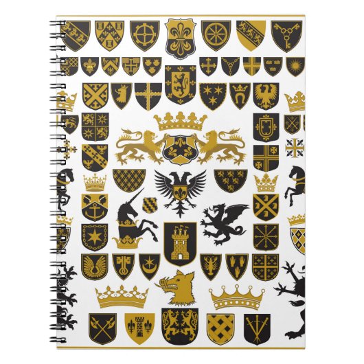 HERALDRY Crests and Symbols Notitieboek (Voorkant)