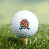 Heraldry grafisch B-monogram Barney golfballen (Insitu Shirt)