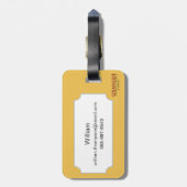 Heraldry: Lion Bagagelabel (Achterkant verticaal)