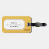 Heraldry: Lion Bagagelabel (Achterkant horizontaal)