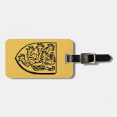 Heraldry: Lion Bagagelabel (Voorkant horizontaal)