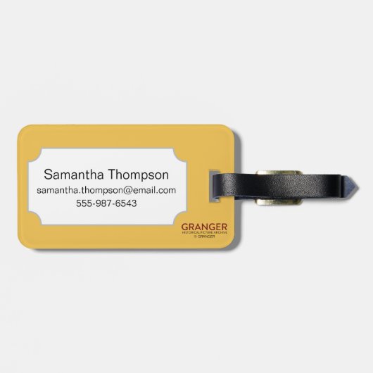 Heraldry: Lion Bagagelabel (Achterkant horizontaal)