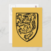 Heraldry: Lion Briefkaart (Voorkant / Achterkant)