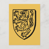 Heraldry: Lion Briefkaart (Voorkant)