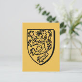 Heraldry: Lion Briefkaart (Staand voorkant)