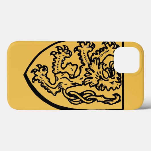 Heraldry: Lion Case-Mate iPhone Case (Achterkant (horizontaal))