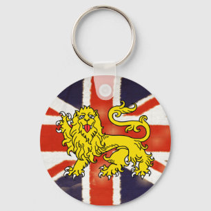 Heraldry Lion  Union Jack Sleutelhanger