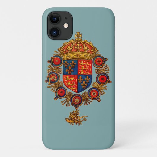 Heraldry met kroon Case-Mate iPhone case (Achterkant)