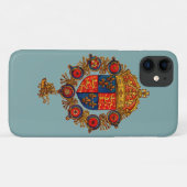 Heraldry met kroon Case-Mate iPhone case (Achterkant (horizontaal))