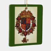 Heraldry met kroon keramisch ornament (Rechts)