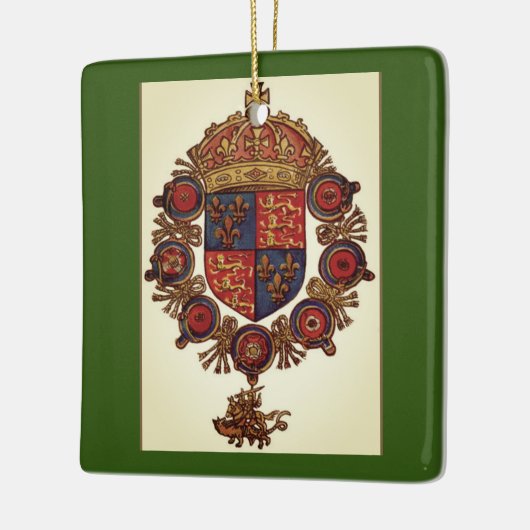 Heraldry met kroon keramisch ornament (Links)