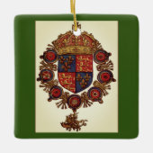 Heraldry met kroon keramisch ornament (Voorkant)