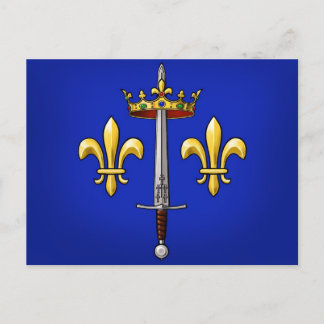 Heraldry van Joan of Arc Jeanne d'Arc Briefkaart