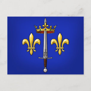 Heraldry van Joan of Arc Jeanne d'Arc Briefkaart